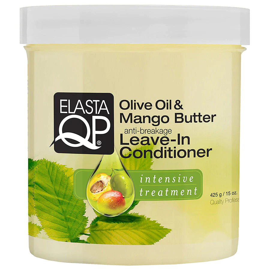 Elasta Qp Olive Oil & Mango Butter Leave-In Conditioner - 15Oz