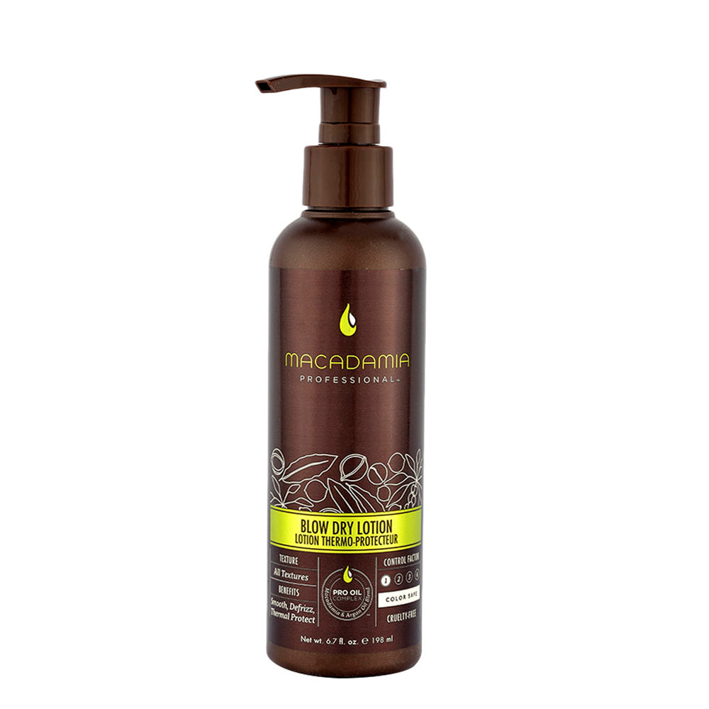 MACADAMIA STYLE BLOW DRY LOTION 198ML - THERMAL PROTECTION SERUM