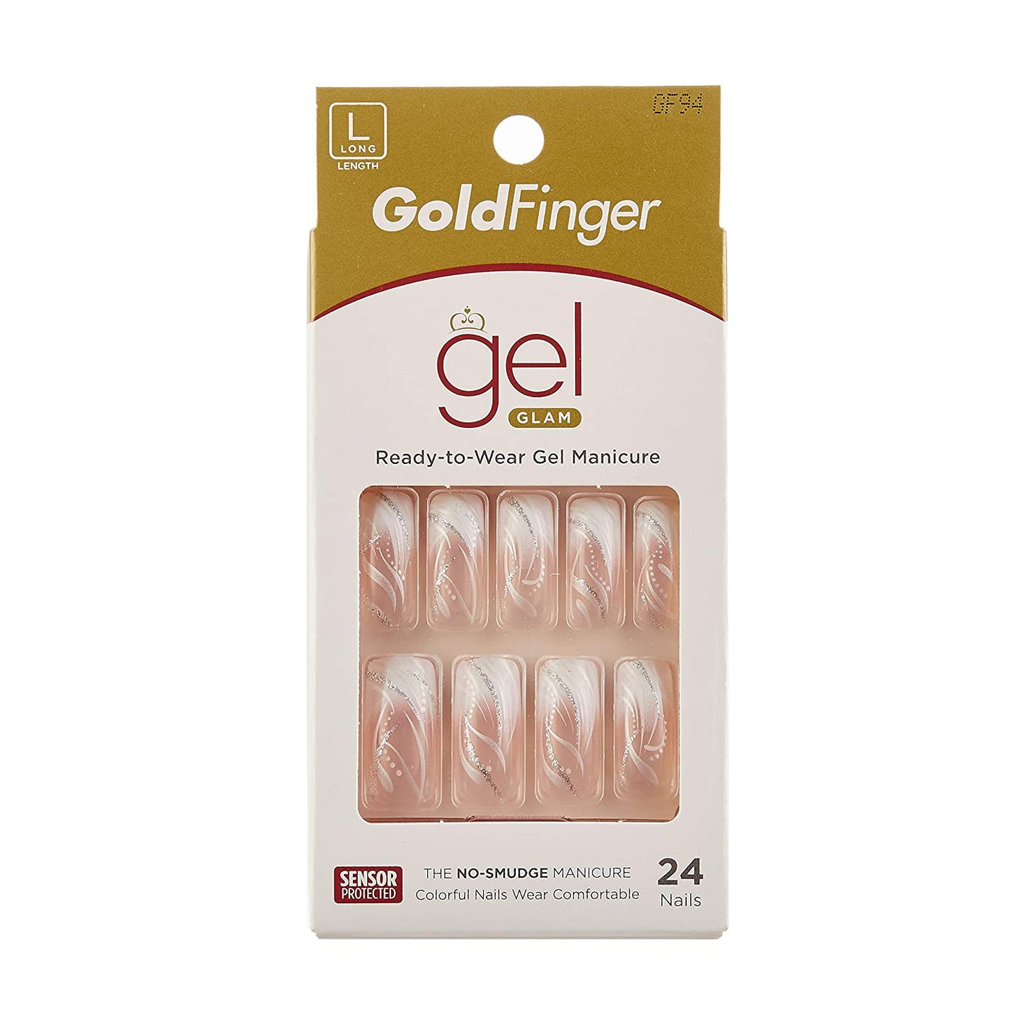 KISS GoldFinger Gel Glam Manicure Nails GF94
