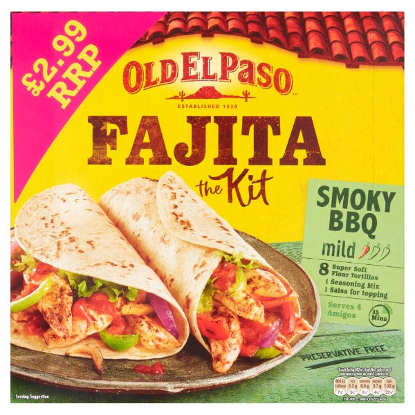 Old El Paso Fajita The Kit Smoky BBQ