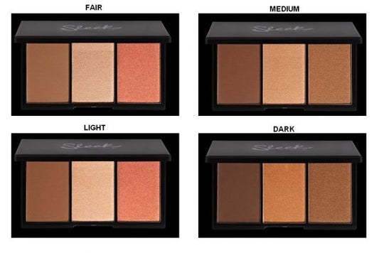 Sleek Face Form Contouring  & Blush Palette