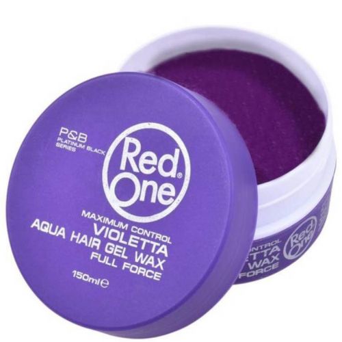 Red One Maximum Control Violetta Aqua Hair Gel Wax Full Force - 150Ml