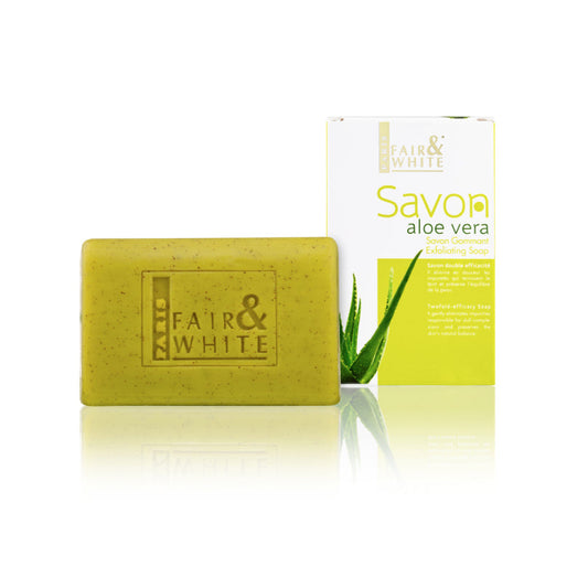 Fair & White Original Aloe Vera Savon Gommant Exfoliating Soap - 200g