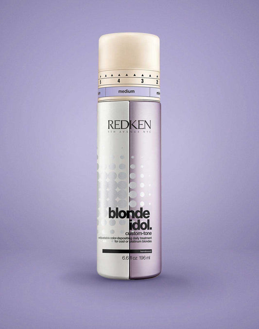 Blonde Idol Custom-tone Conditioner Violet For Cool Blondes - 6.6oz