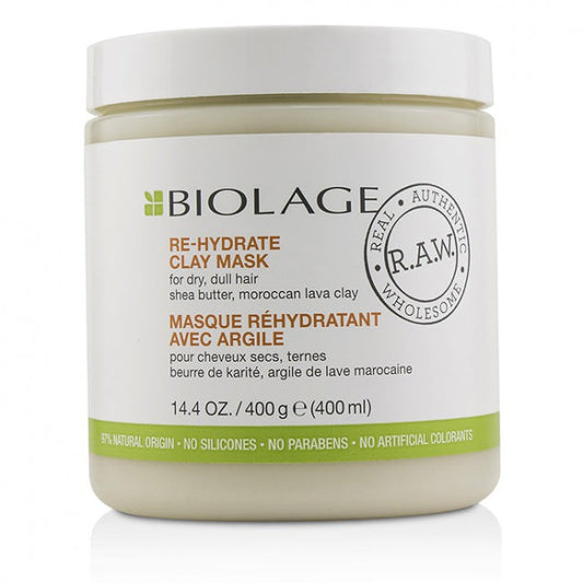 Matrix Biolage R.A.W. Re-Hydrate Clay Mask (For Dry, Dull Hair)