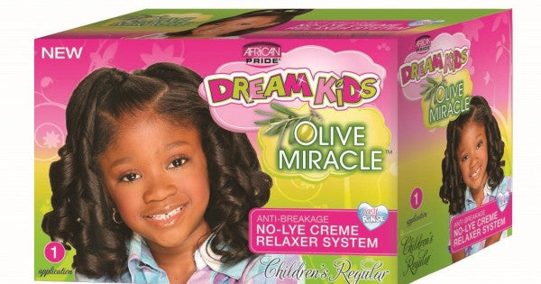 African Pride Dream Kids Olive Miracle No-Lye Creme Relaxer