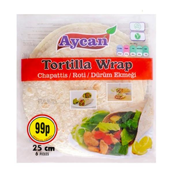 Aycan 25cm Tortilla Wraps