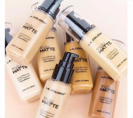 L.A. Colors Truly Matte Foundation - 1.35oz