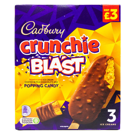 Cadbury Crunchie Blast 3pck