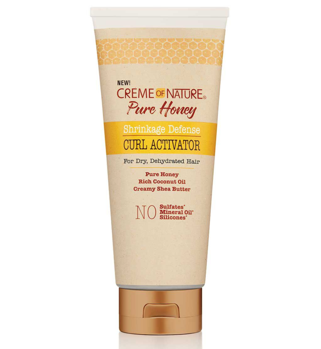 Creme Of Nature Pure Honey Shrinkage Defense Curl Activator 10.5Oz