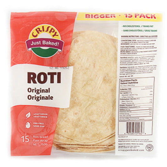 Crispy Just Baked Original Rotis (15 pack)