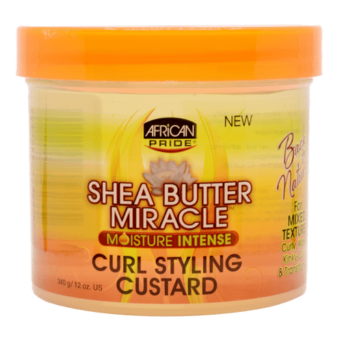African Pride Shea Butter Miracle Moisture Intense Curl Styling Custard - 340g/12Oz