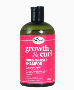 Difeel Growth And Curl Biotin Infused Conditioner - 120z