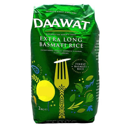 Daawat Extra Long Basmati Rice 2kg