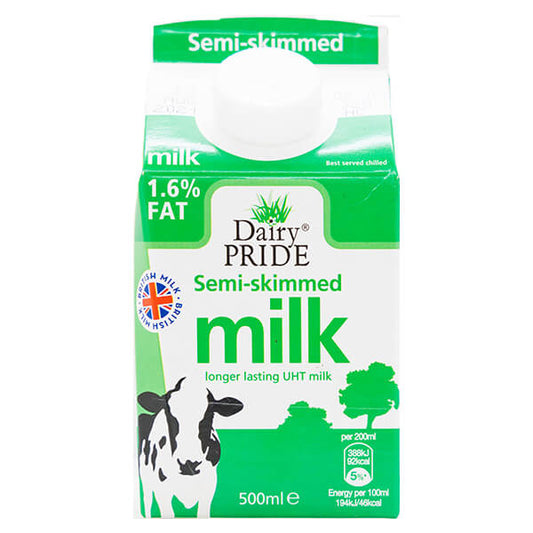 Dairy Pride Semi-Skimmed Milk 500ml