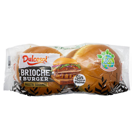 Dulcesol Brioche Burger Buns 4pck