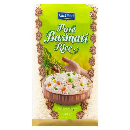 East End Pure Basmati Rice 500g or 1kg