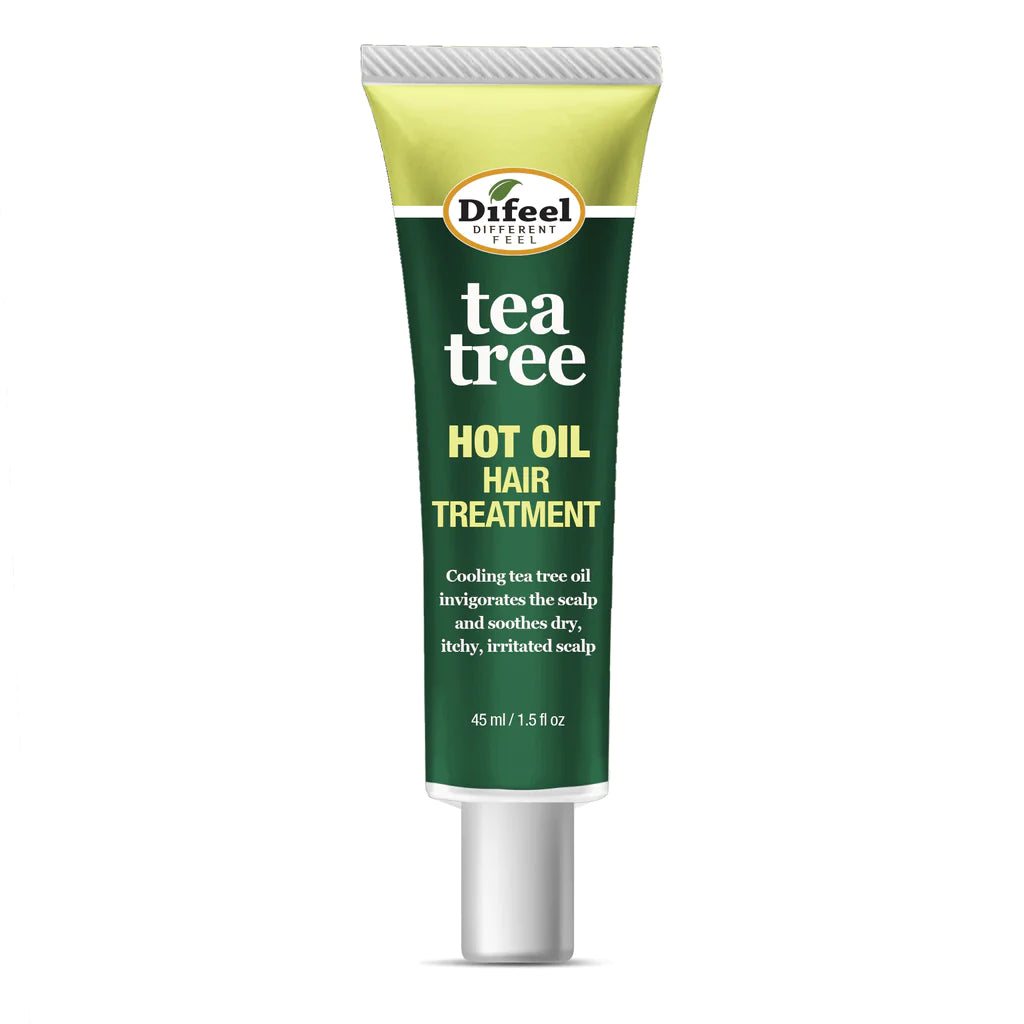 Difeel Hot Oil Hair Treatment With Tea Tree Oil - 1.5 Oz