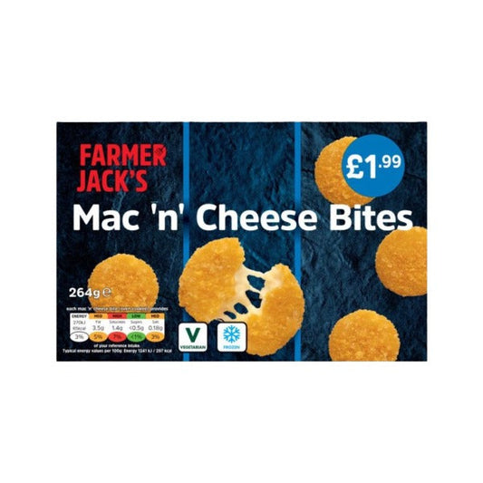 Farmer Jack's Mac N Cheese Bites
