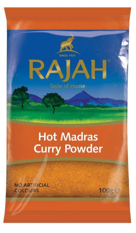 Rajah Hot Madras Curry Powder 100g