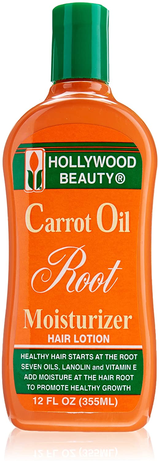 Hollywood Beauty Carrot Oil Root Moisturizer Hair Lotion 12oz / 355Ml