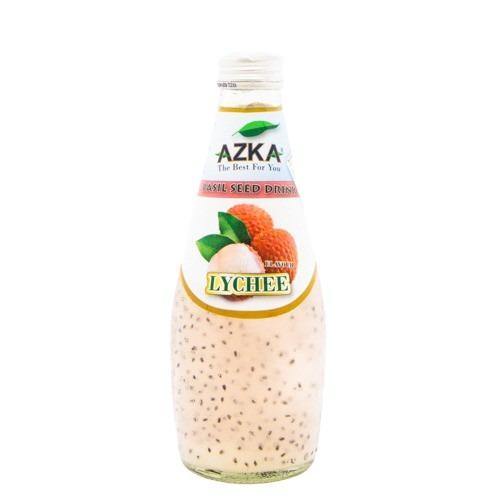 Azka Lychee Basil Seed Drink