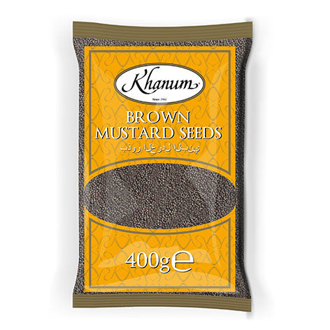 Khanum Brown Mustard Seeds 100g -1kg