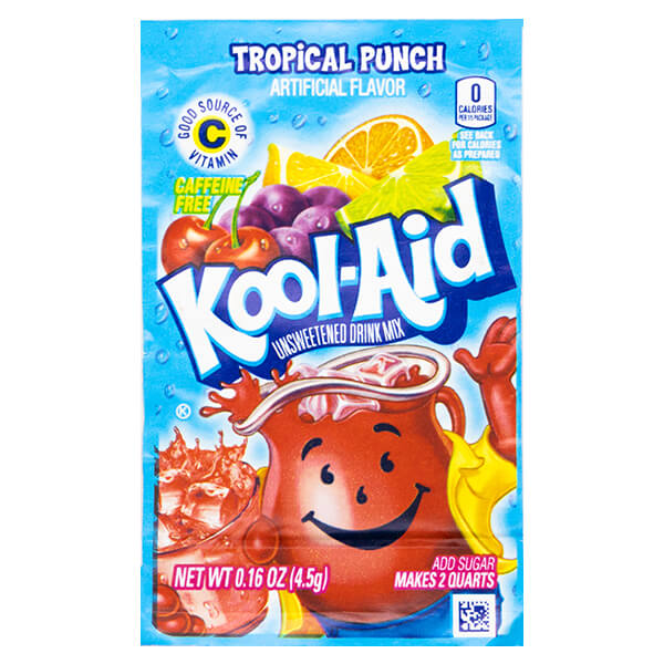 Kool-Aid Tropical Unsweetened Drink Mix 4.5g
