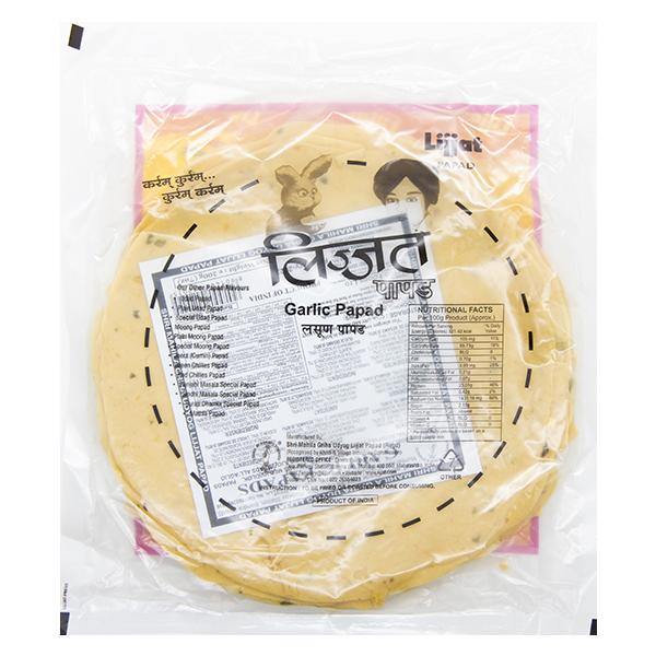 Lijjat Garlic Papad 200g