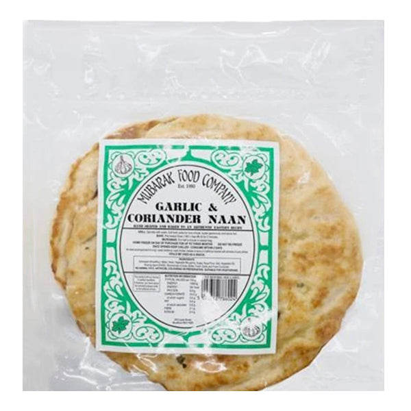 Mubarak Garlic & Coriander Naan Bread