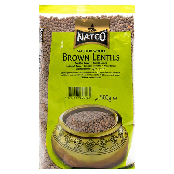 Natco Masoor Whole Brown Lentils