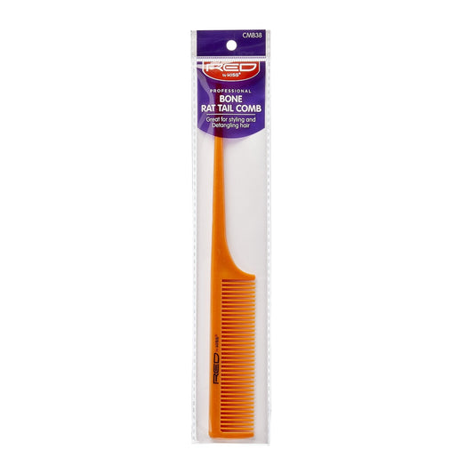 Red By Kiss Bone Rat Tail Comb #CMB38