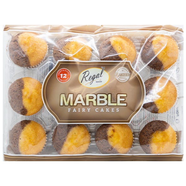 Regal Marble Fairy Cakes 12pcs