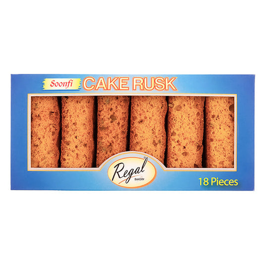Regal Soonfi Cake Rusk - 18pc