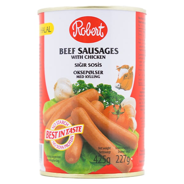 Robert Beef Sausages With Chicken