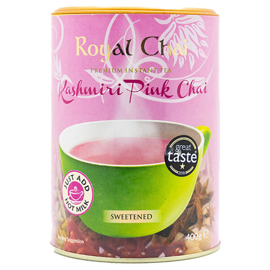 Royal Chai Kashmiri Pink Chai Unsweetened Tub 400g
