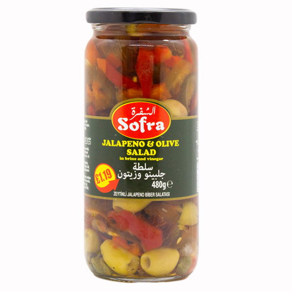 Sofra Jalapeno & Olives Salad 480g