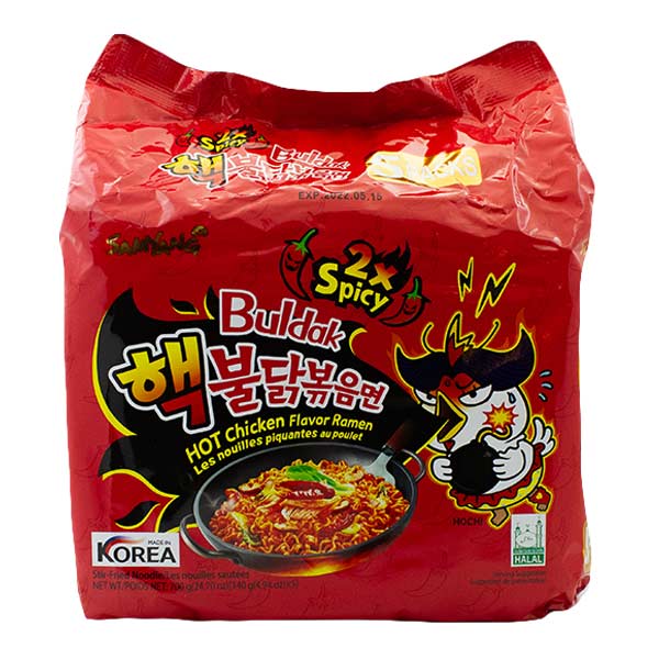 Samyang 2x Spicy Hot Chicken Ramen 5 Pack