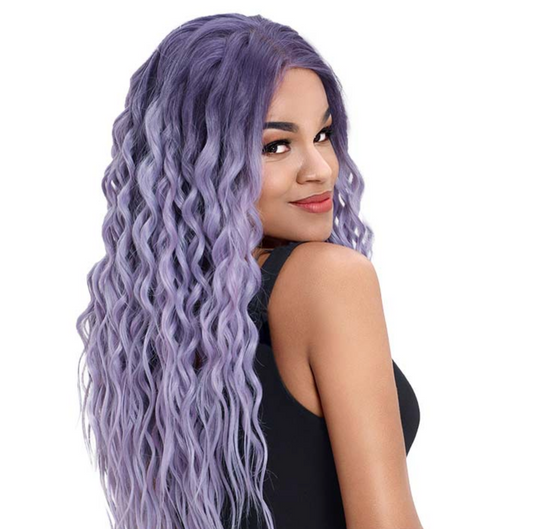 Sleek Synthetic Hair Spotlight Luxurious Wig - Layla
