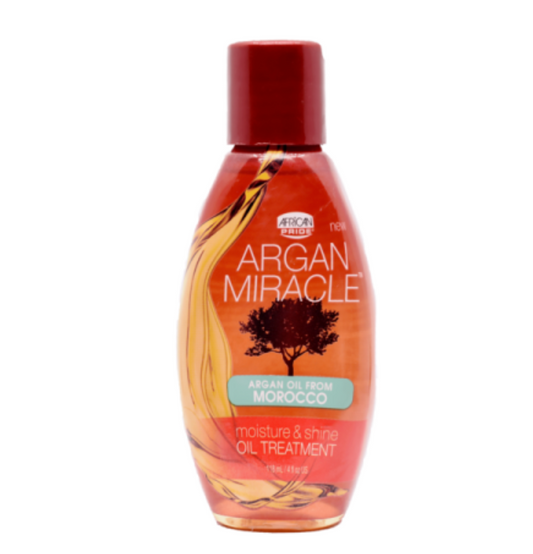 African Pride Argan Miracle Moisture & Shine Oil Treatment 4 Oz