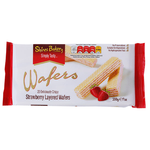 Shires Bakery Strawberry Wafers
