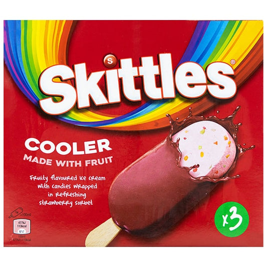 Skittles Cooler Ice Cream Lollies 3pck
