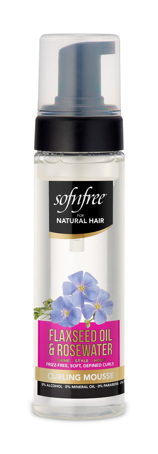 Sofn'free Flaxseed Oil & Rosewater Curling Mousse