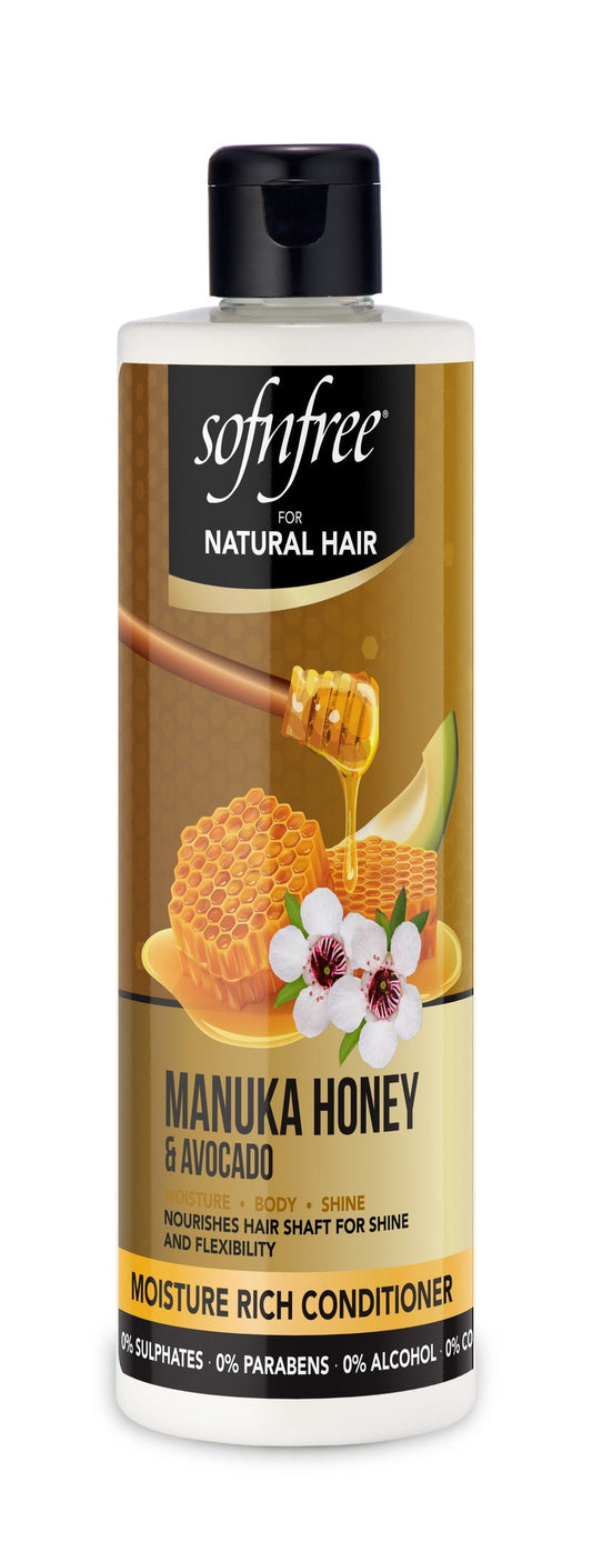 Sofn'free Manuka Honey & Avocado Moisture Rich Conditioner 350ml