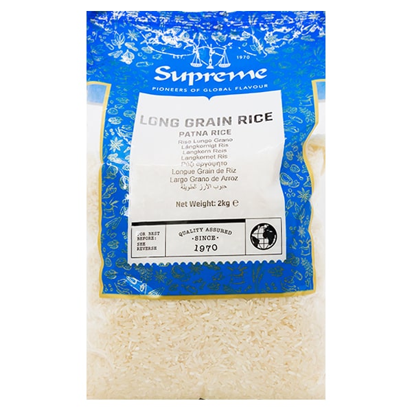Supreme Long Grain Patna Rice 2kg