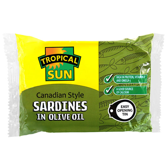 Tropical Sun Canadian-Style Sardines in Olive Oil 106g