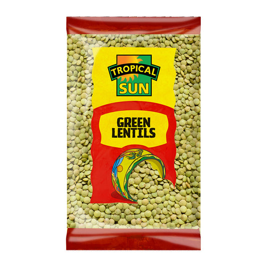Tropical Sun Green Lentils - Dry