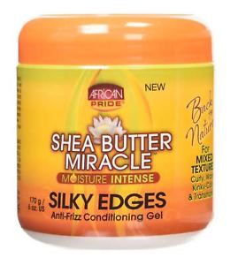 African Pride Shea Butter Miracle Silky Edge Conditioning Gel - 6 Oz
