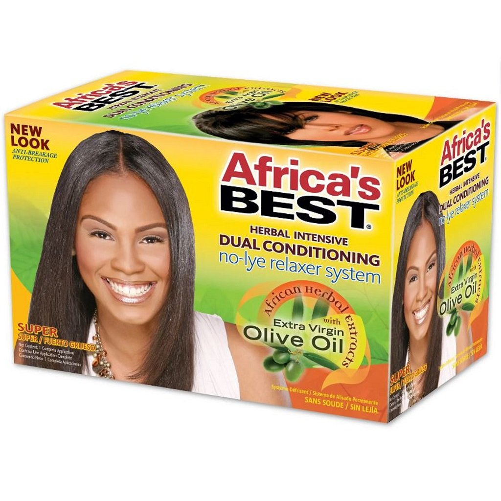 Africas Best Herbal Intensive Dual Conditioning Relaxer System Super