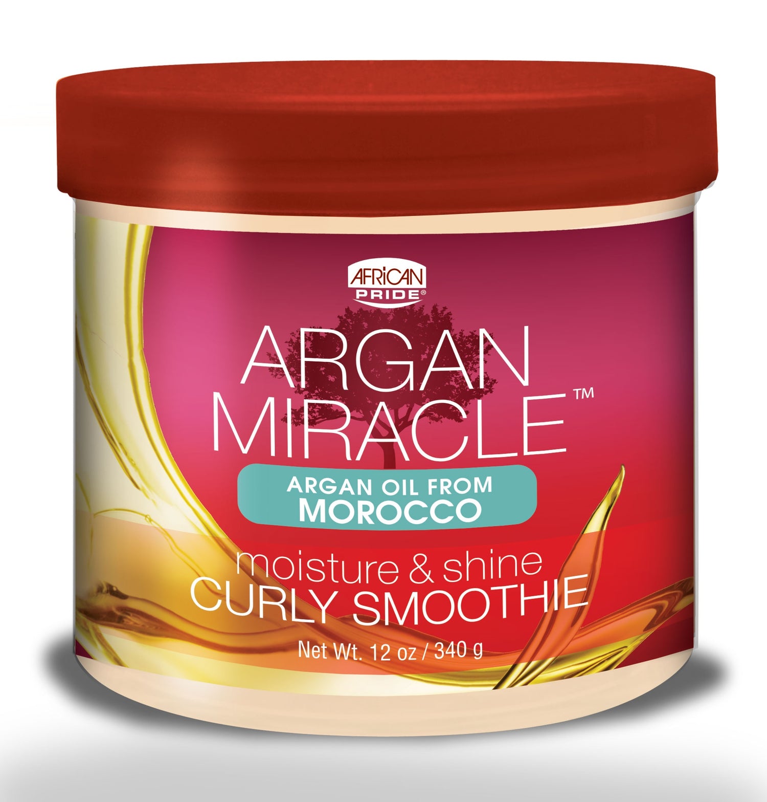 AFRICAN PRIDE ARGAN MIRACLE CURLY SMOOTHIE 12 OZ